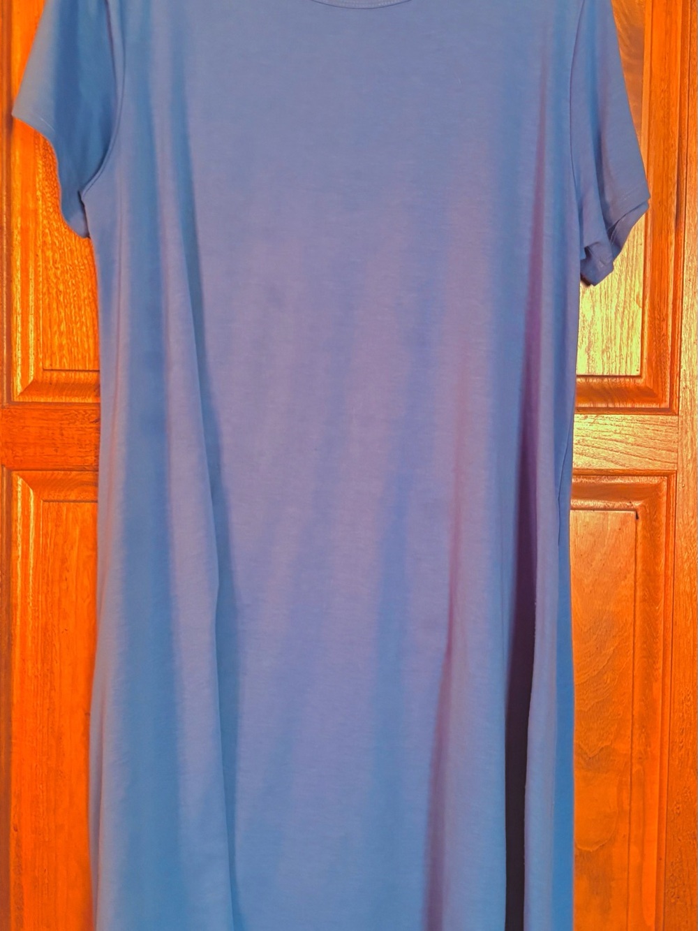 Lularoe Jessie dress with pockets 3X medium blue